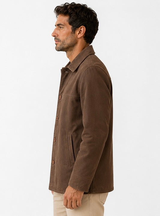 Men’s Premium Brown Leather Jacket