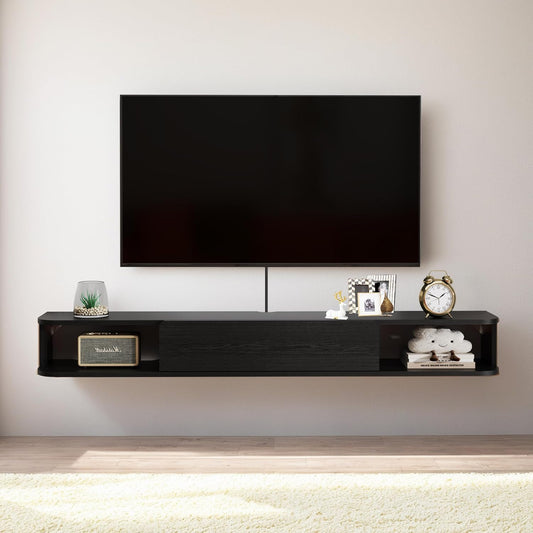 Floating Wall-Mounted TV Stand – 59”
