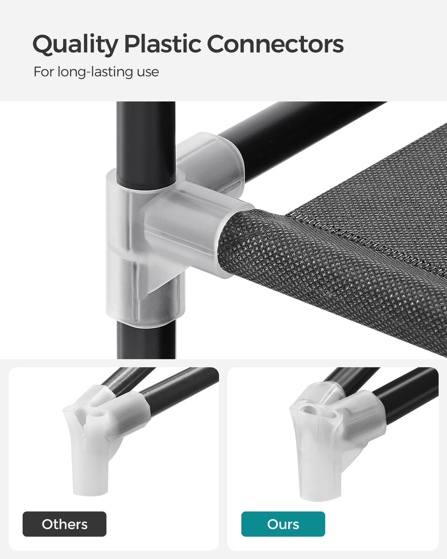 SONGMICS Portable Fabric Wardrobe Closet