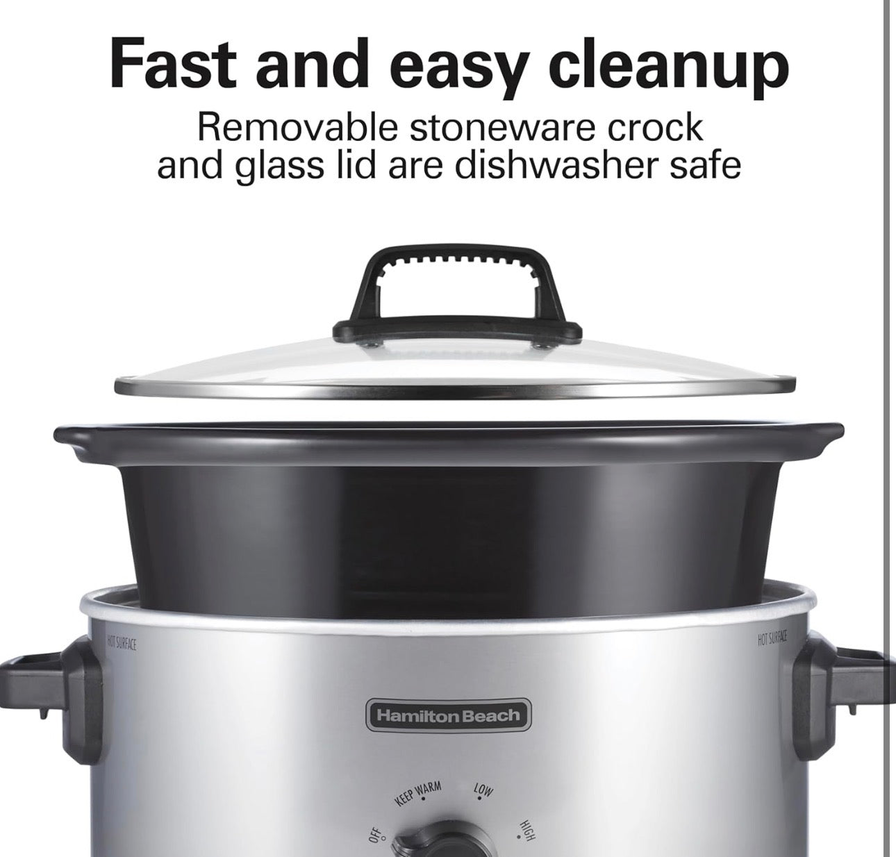 Hamilton Beach 6-Quart Slow Cooker - Like New