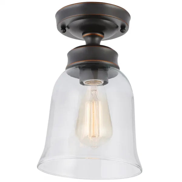 Hampton Bay Vintage Semi-Flush Mount Ceiling Light