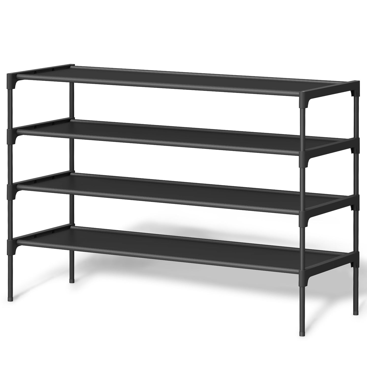 4-Tier Stackable Shoe Storage Rack