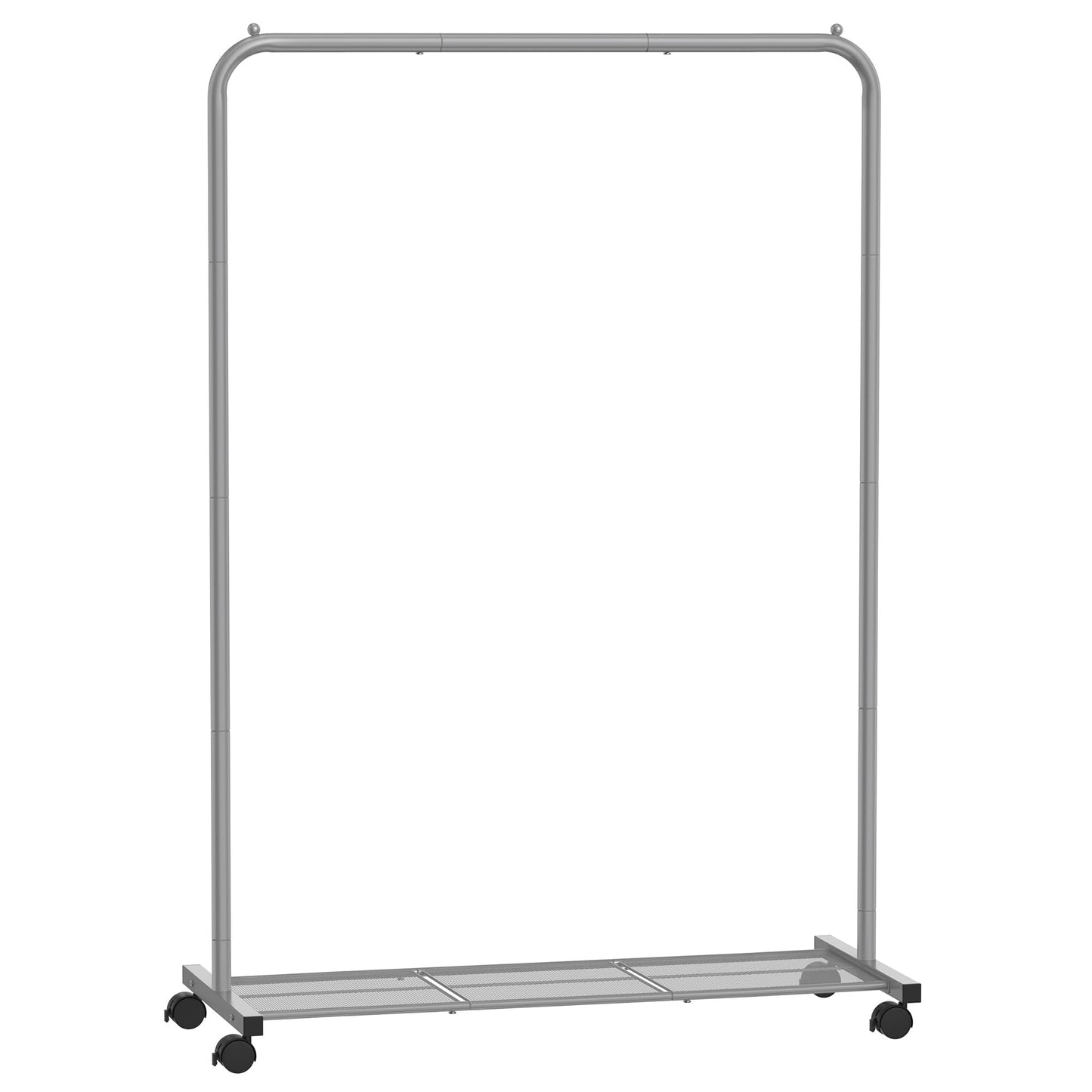 SONGMICS Rolling Garment Rack with Storage Shelf