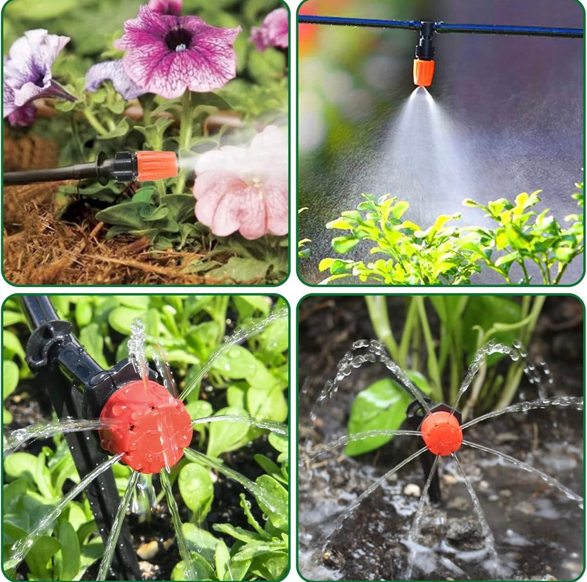 Flantor 50ft Drip Irrigation System Kit – Automatic Watering for Gardens & Greenhouses (40% Off Amazon Price)