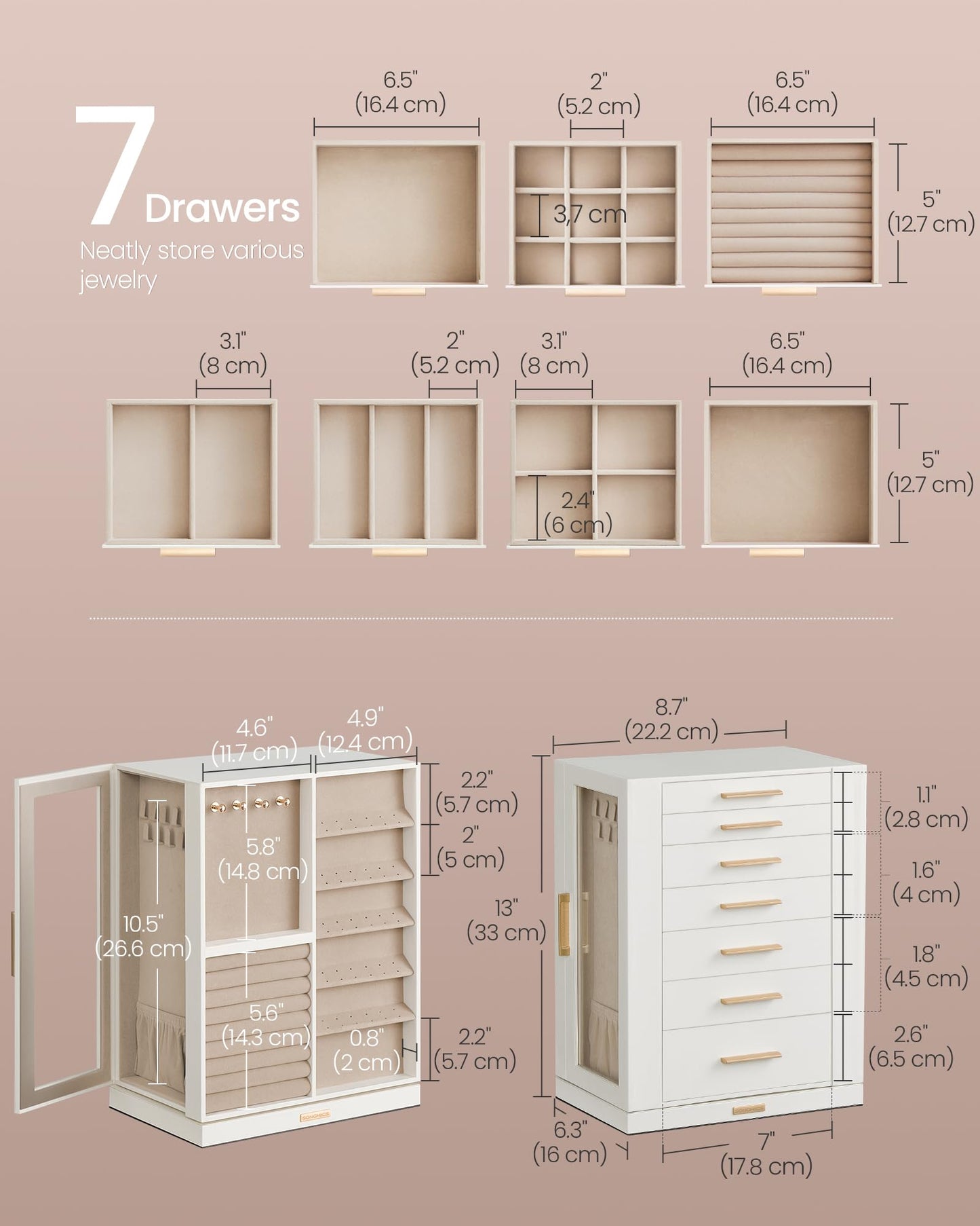 360° Rotating Jewelry Organizer