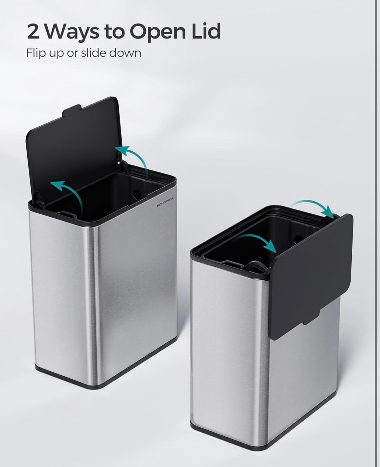SONGMICS 2.1-Gallon Hanging Kitchen Trash Can