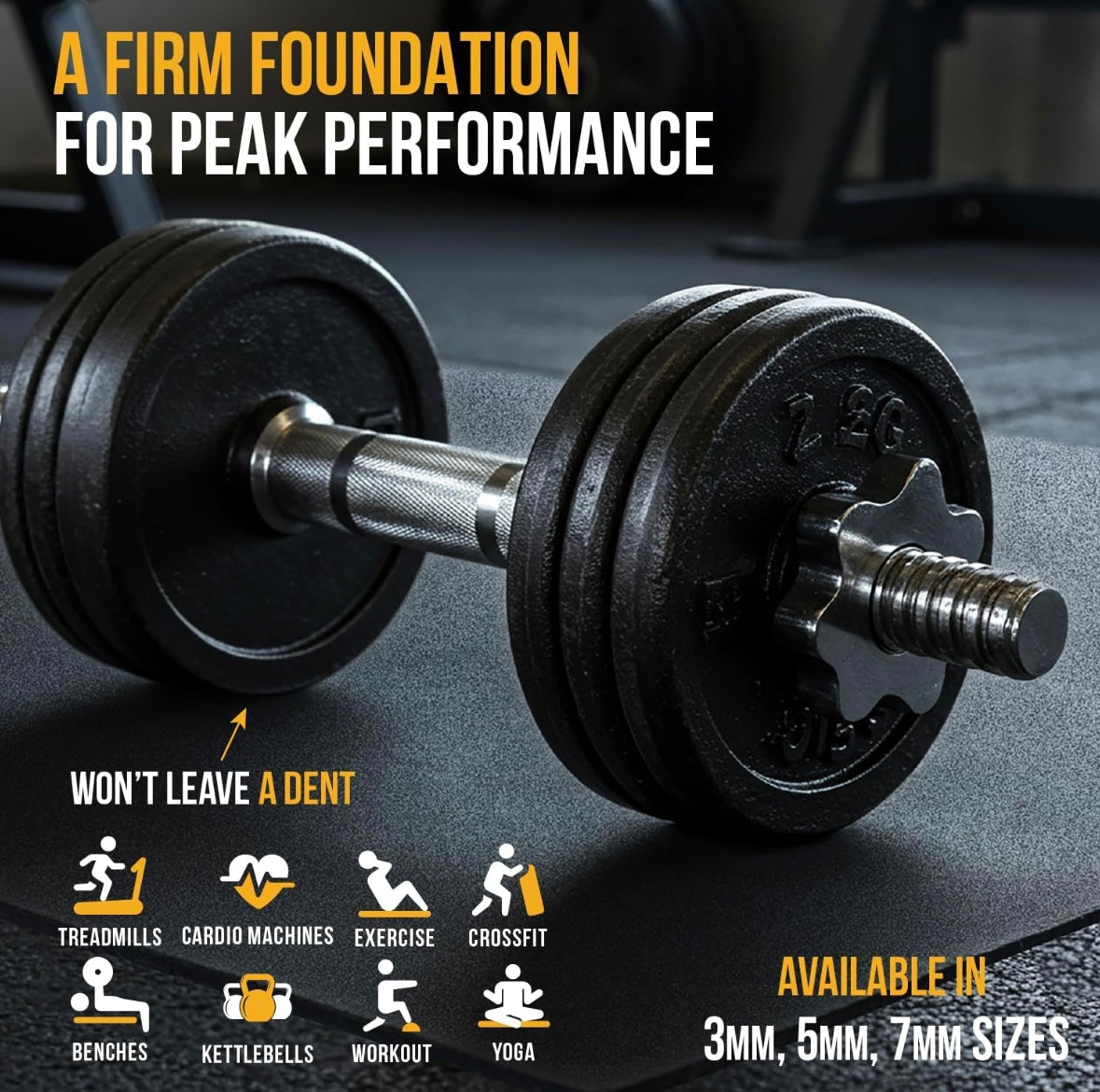 Dinoflex Heavy-Duty Rubber Floor Runner – Made in Canada 🇨🇦