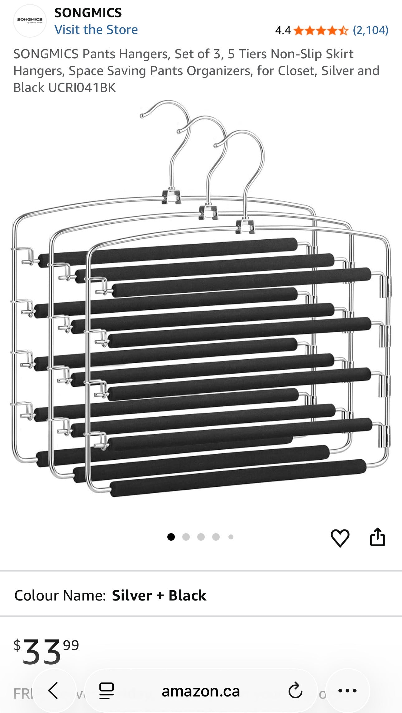Space-Saving Trouser Hanger Set