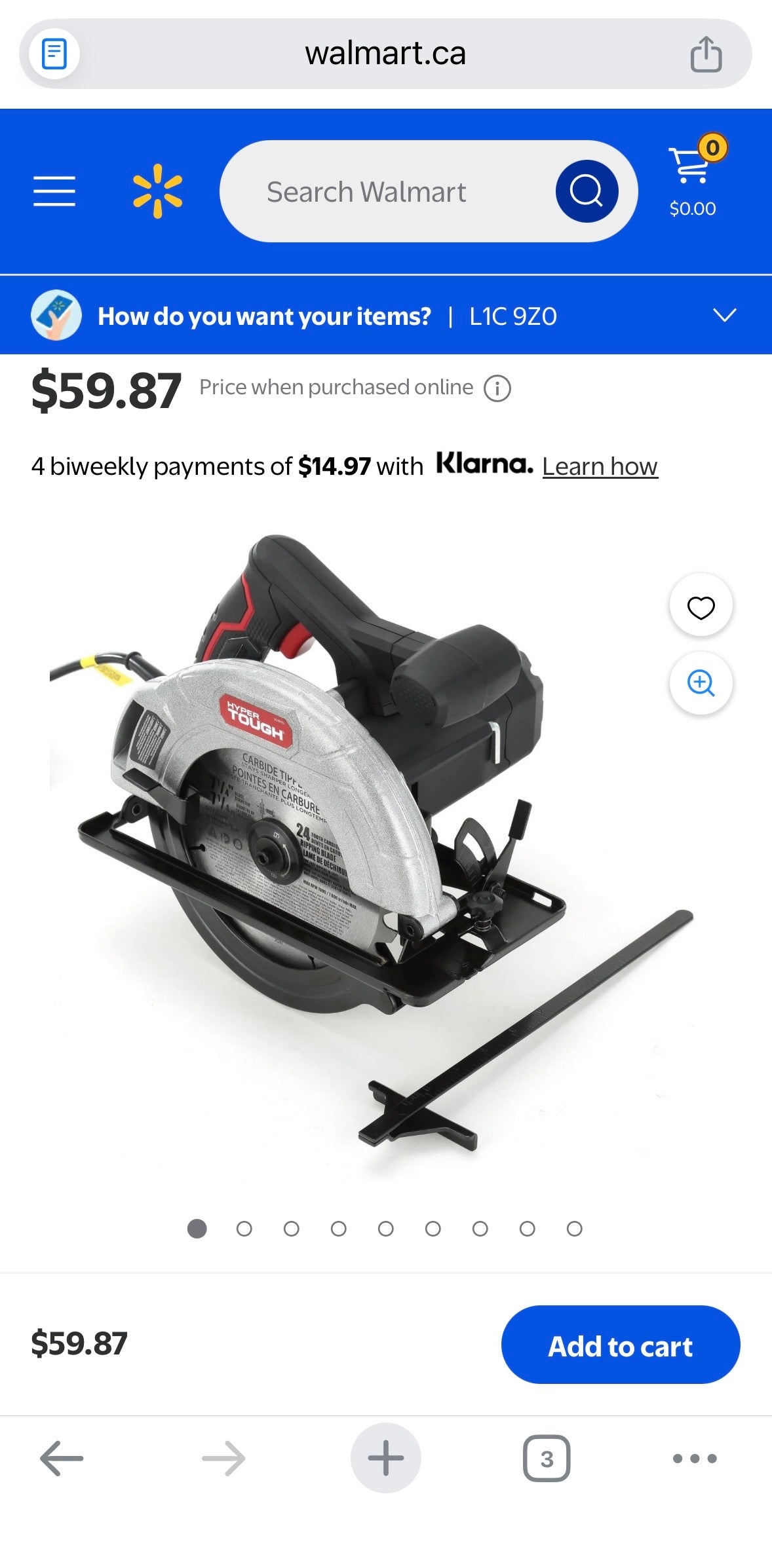 Hyper Tough 7-1/4” Circular Saw