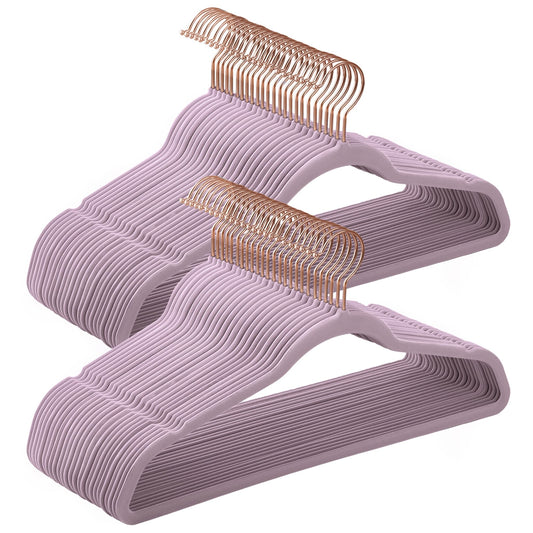 SONGMICS Velvet Slim Hangers – Set of 50