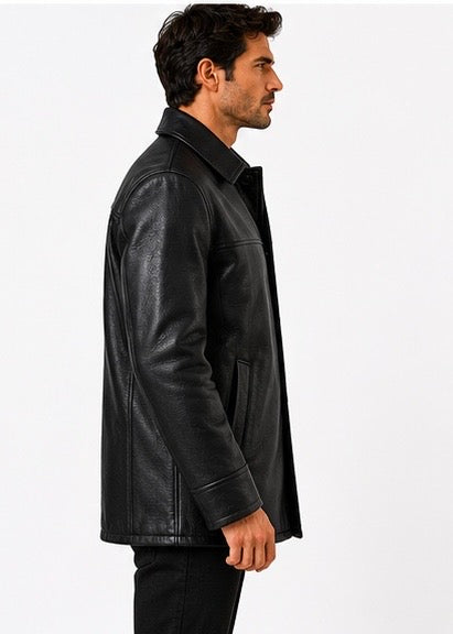 Men’s Premium Black Leather Jacket