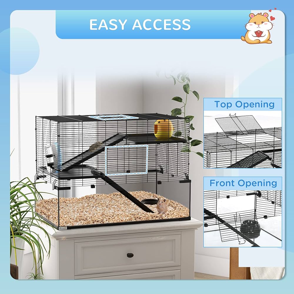 PawHut Multi-Level Hamster Habitat