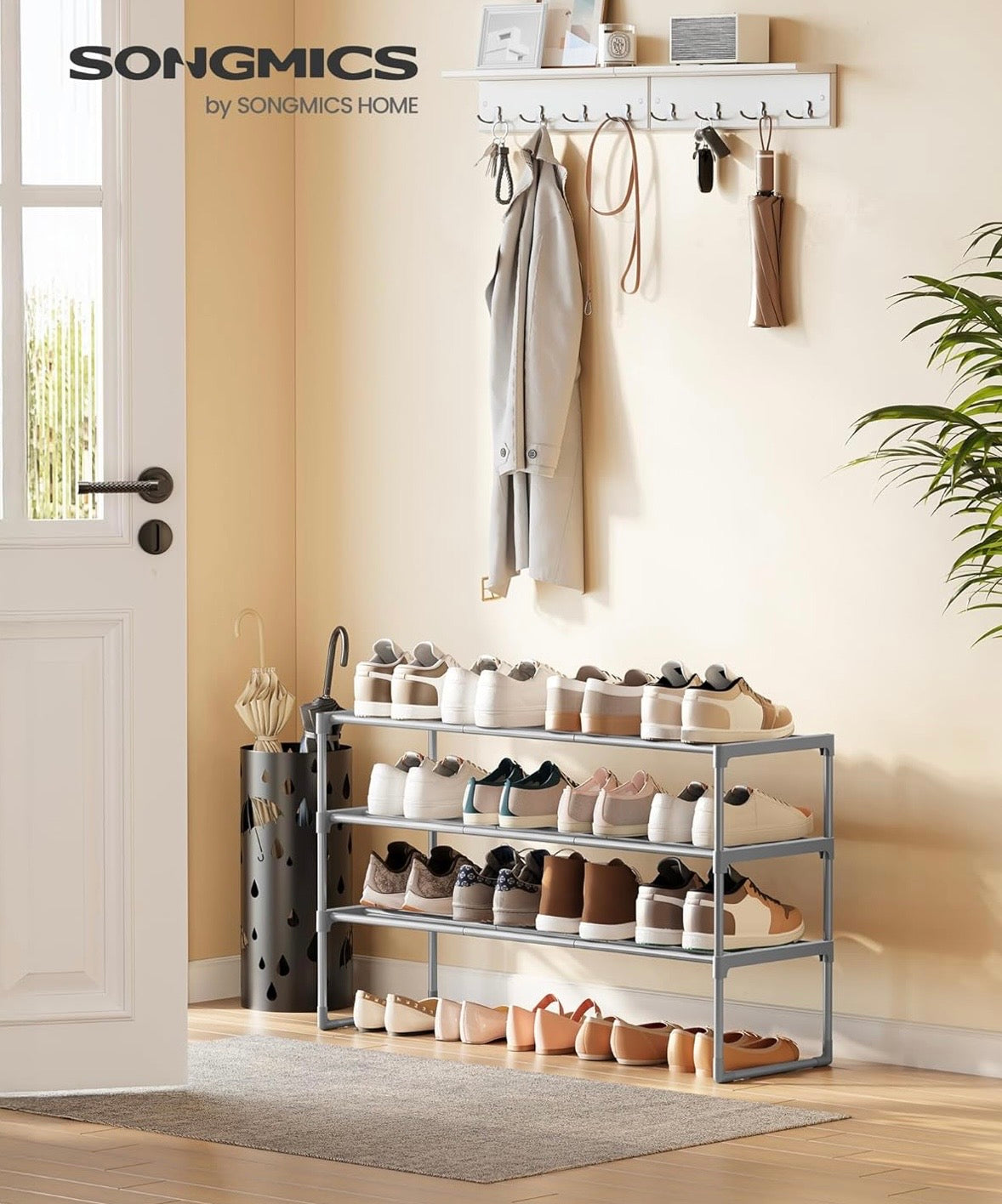 3-Tier Shoe Rack Organizer