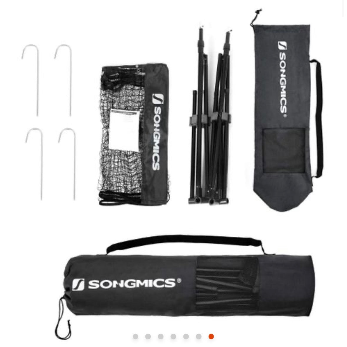 Portable Adjustable Badminton Net Set – Multi-Sport Outdoor Game