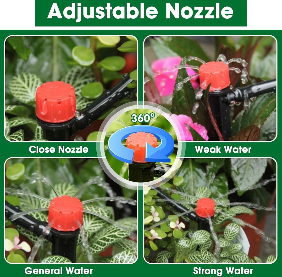 Flantor 50ft Drip Irrigation System Kit – Automatic Watering for Gardens & Greenhouses (40% Off Amazon Price)