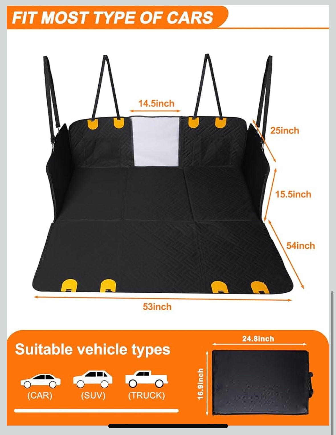 MIMIGLOO Universal Fit Pet Car Seat Cover – Only $30!