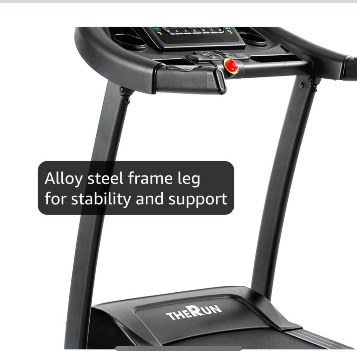 THERUN Foldable Auto Incline Treadmill – 3.5 HP Bluetooth Home Treadmill