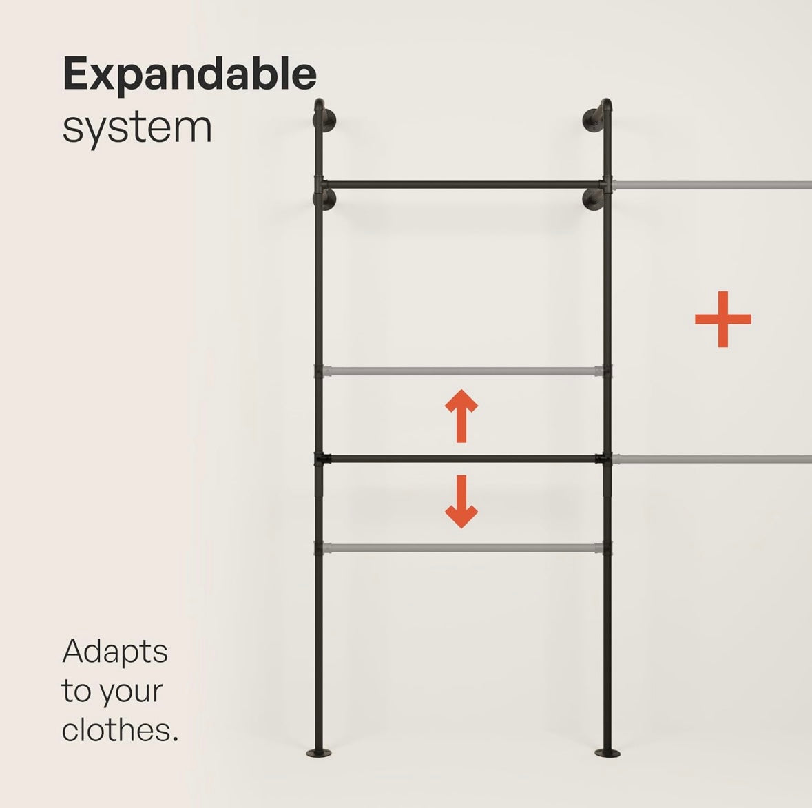 Pamo Industrial Wall-Mounted Clothing Rack – 40% Off Amazon Price!