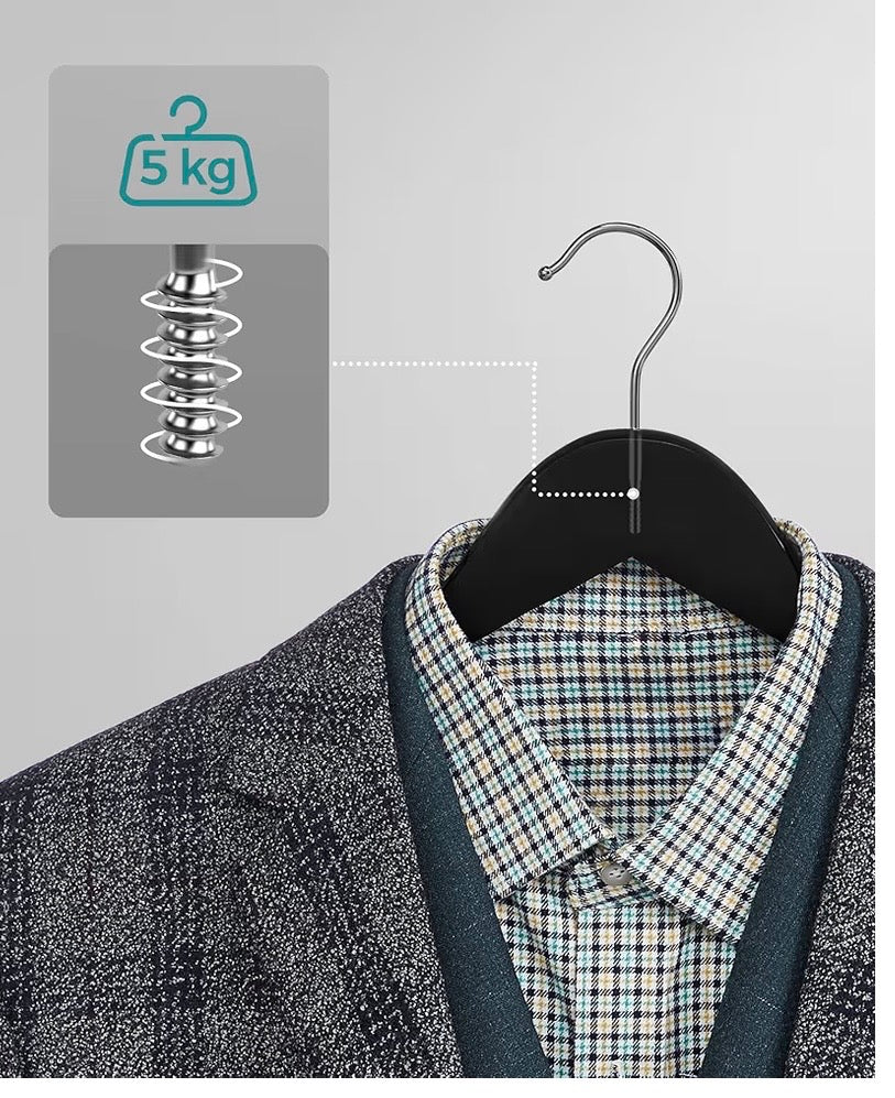 SONGMICS Wooden Clothes Hangers