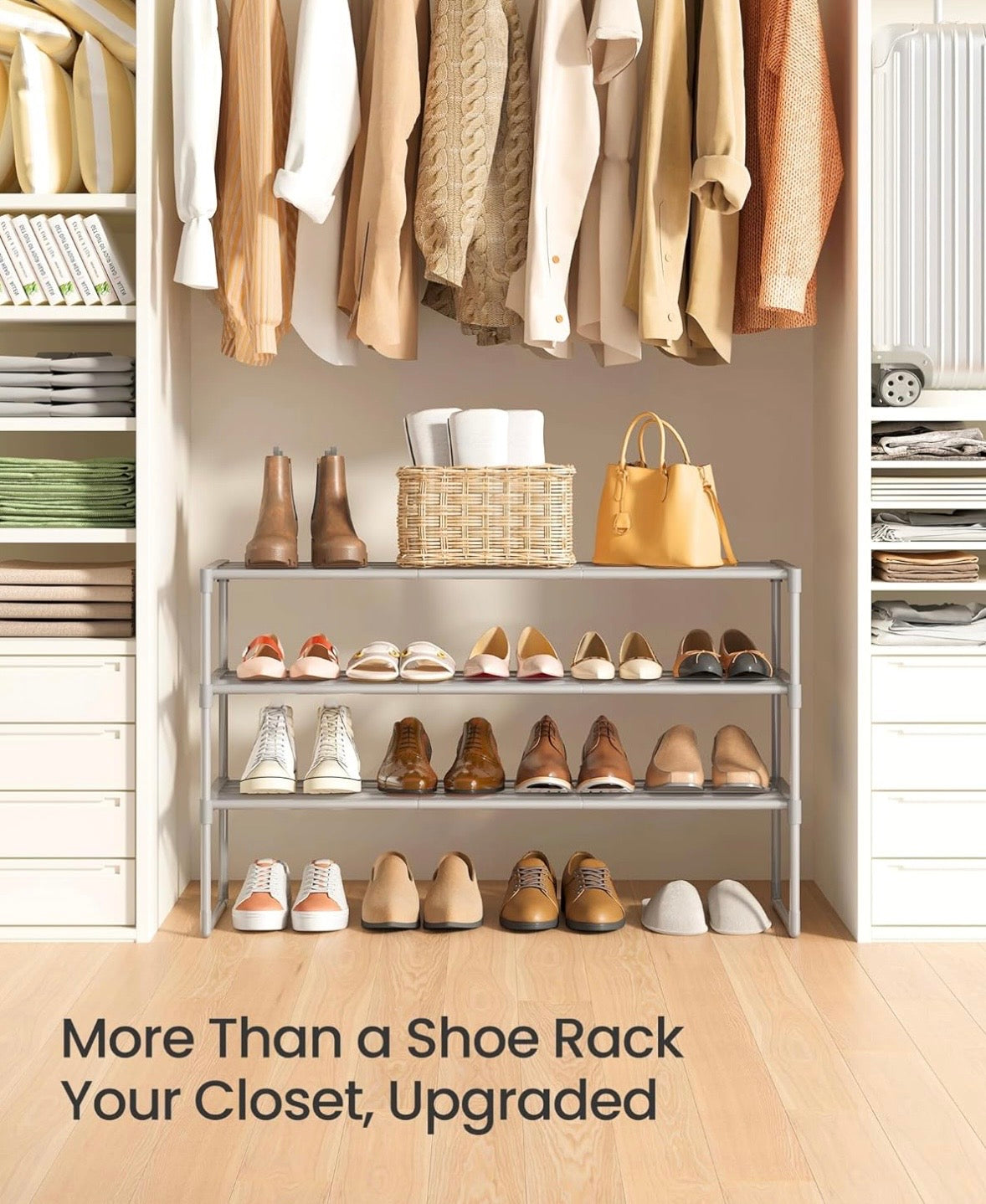 3-Tier Shoe Rack Organizer