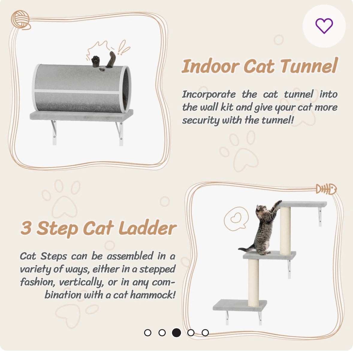 Luxury Cat Wall Furniture Set
