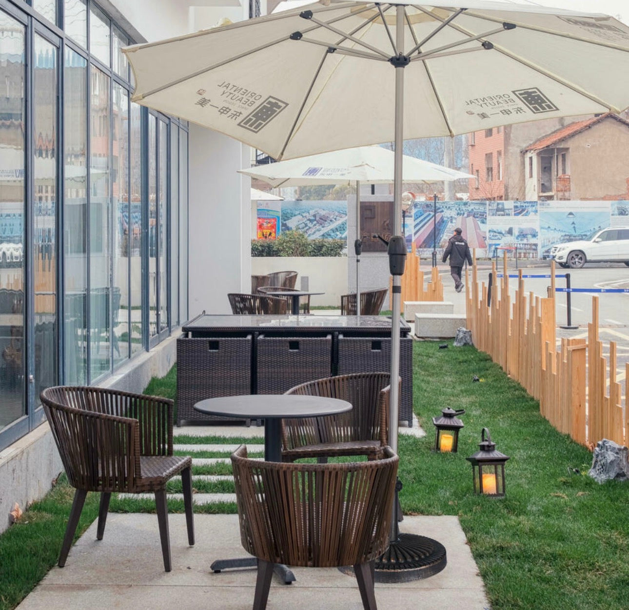 Yardlab™ Heavy-Duty Umbrella Base Stand