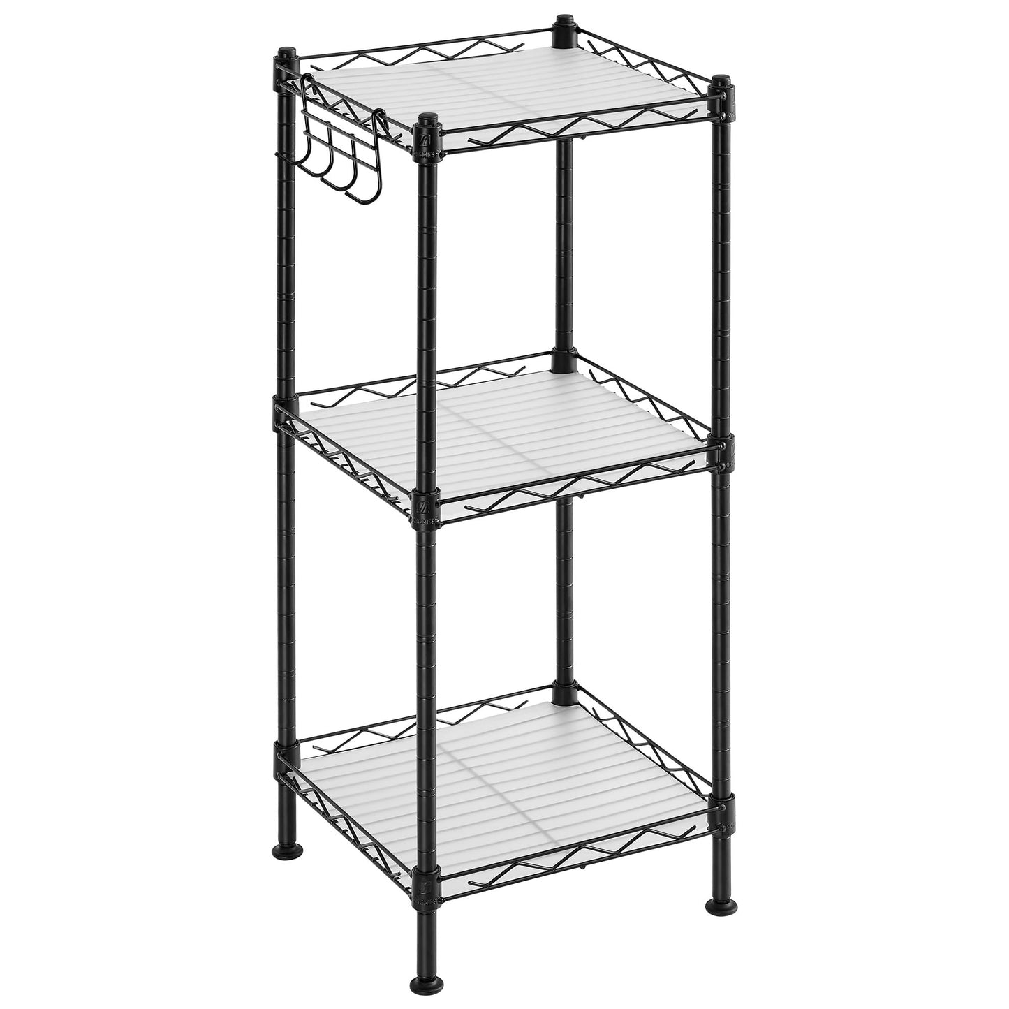 SONGMICS 3-Tier Adjustable Metal Storage Shelf