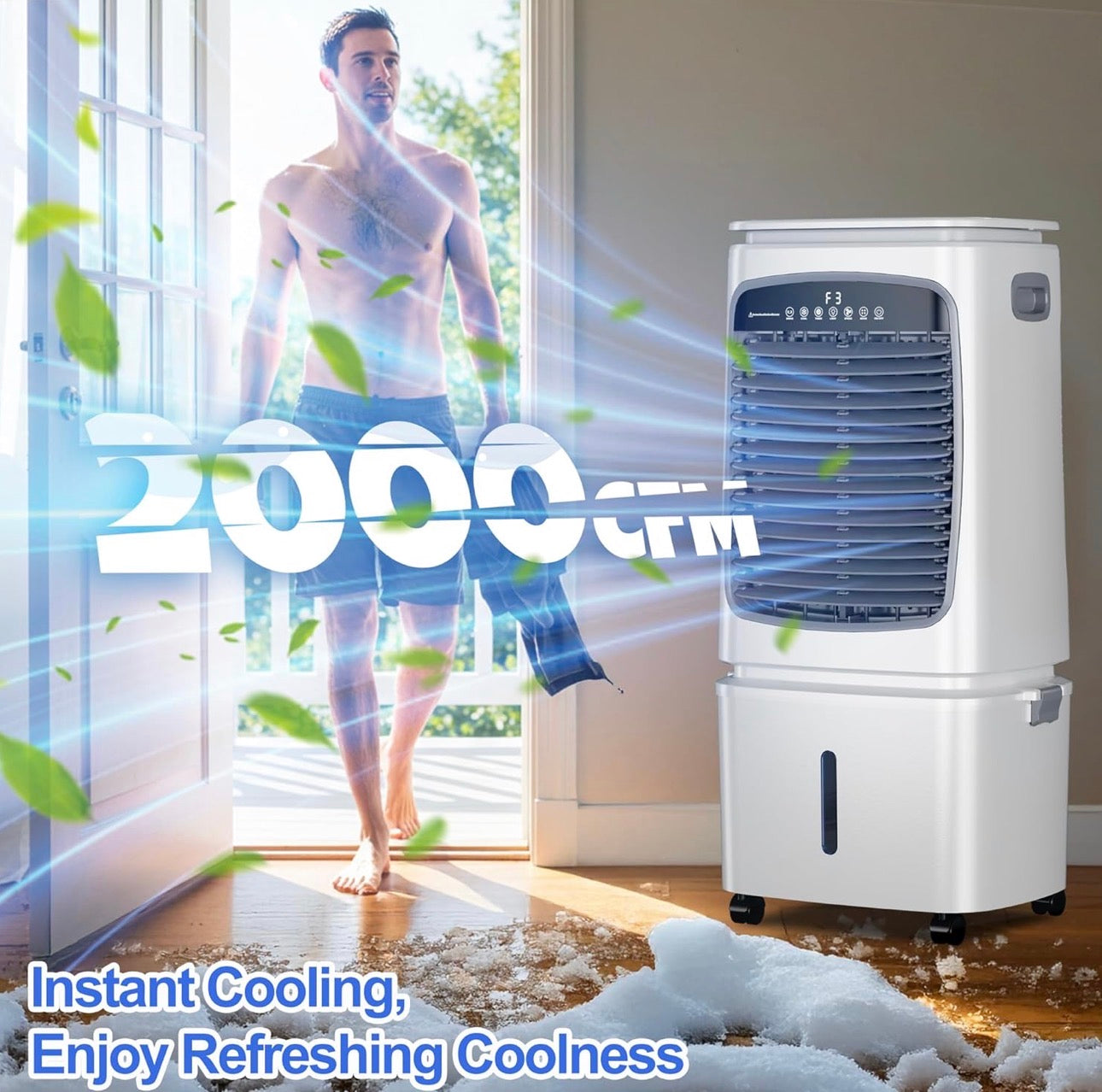 Uthfy 3-in-1 Portable Swamp Cooler
