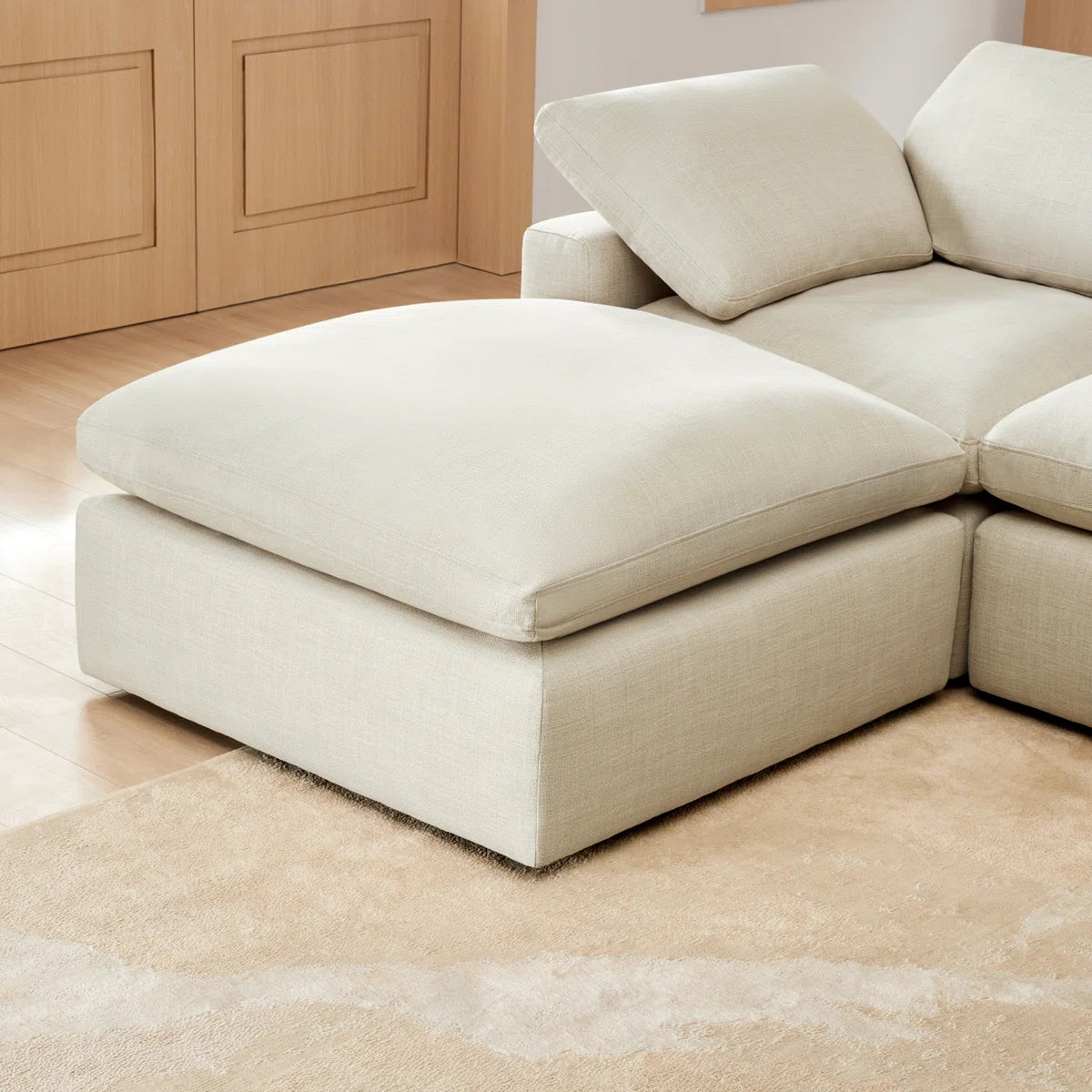 Modular Square Ottoman – Effie Linen