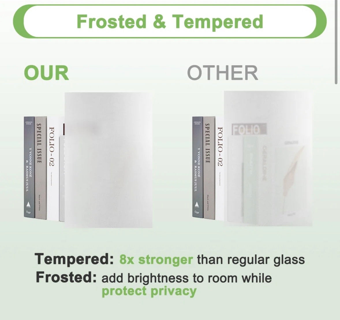 1-Lite Frosted Glass Pivot Door