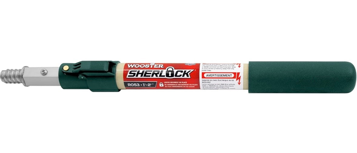 Wooster Sherlock® Adjustable Extension Pole – 1 ft to 2 ft | Model SR053