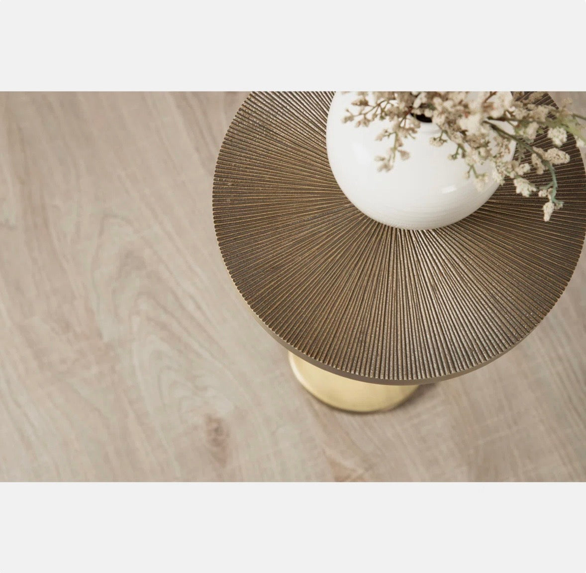 Hansjochen Sunburst Adjustable Accent End Table