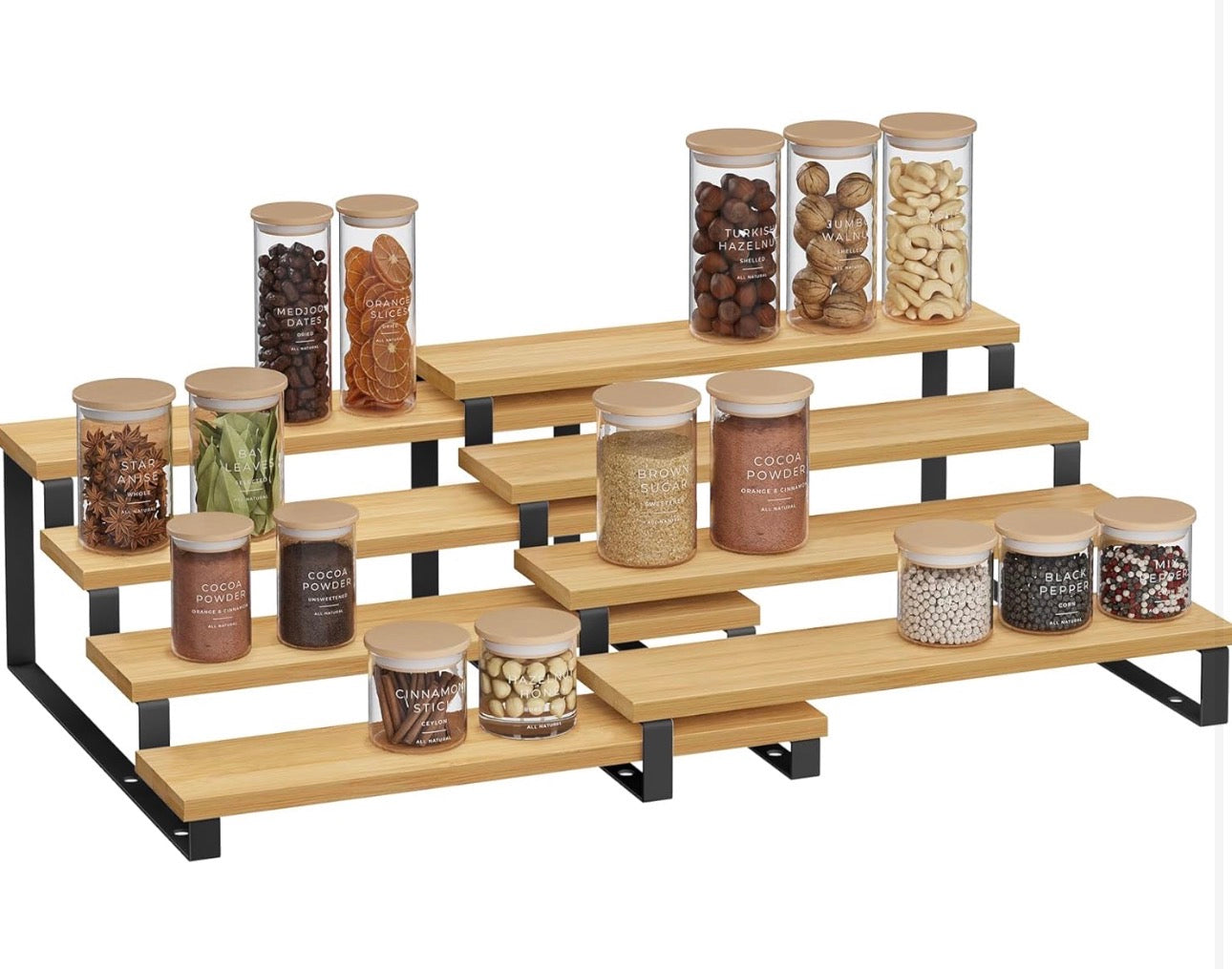 SONGMICS 4-Tier Expandable Spice Rack
