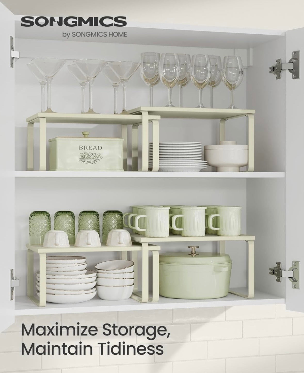 Expandable Countertop Shelf Organizer Set