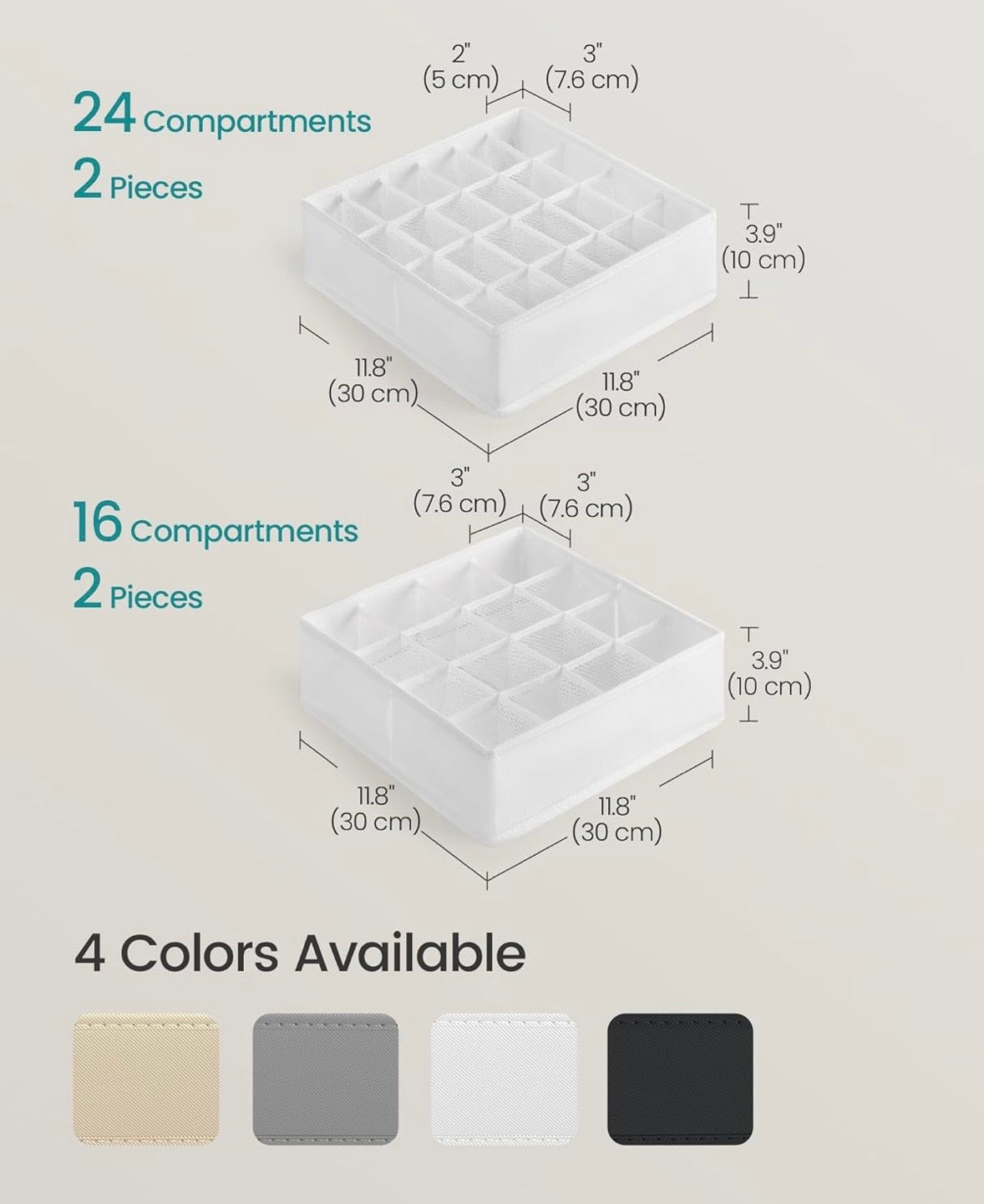 Drawer Organizer Set (4-Pack)