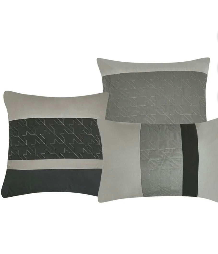 6-Piece Gray Comforter Set