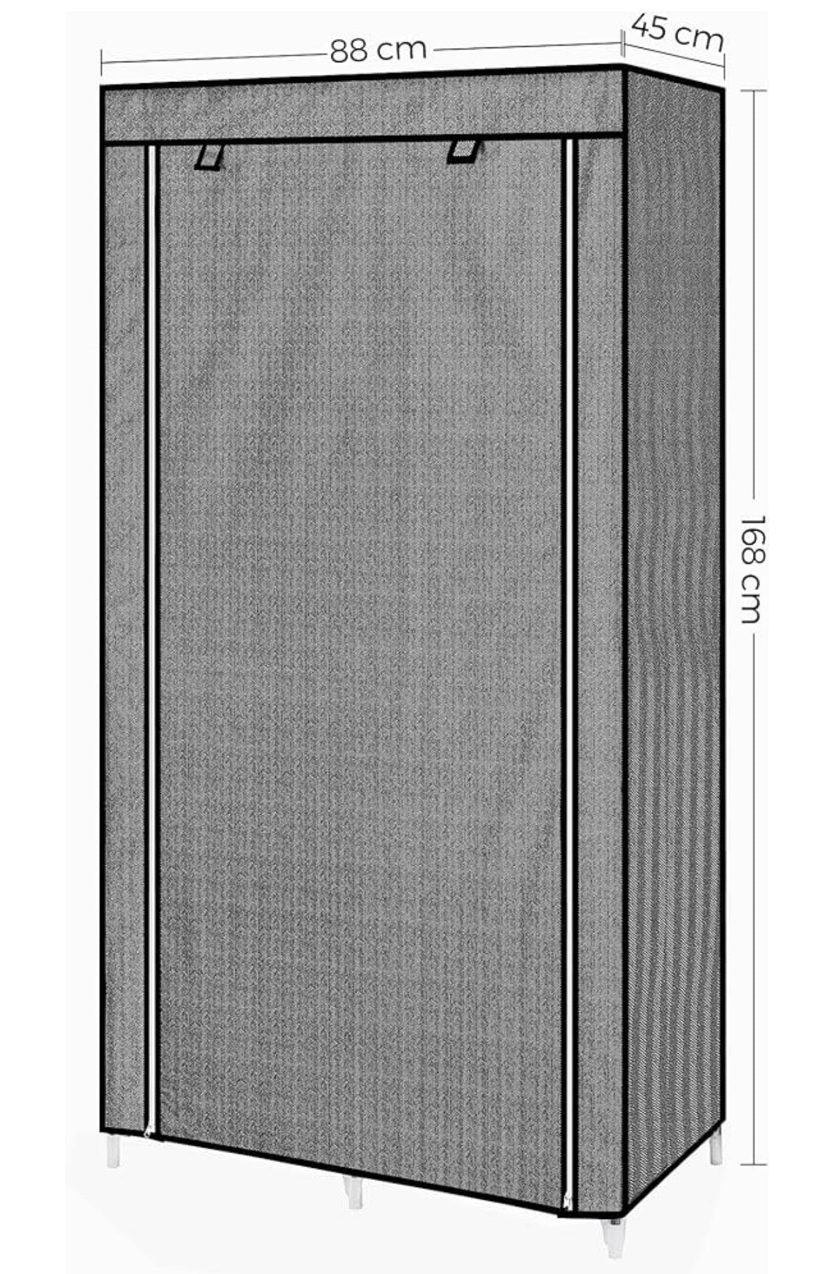 SONGMICS Portable Fabric Closet Wardrobe