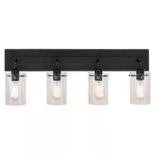 Hampton Bay 4-Light Espresso Bronze Vanity Light
