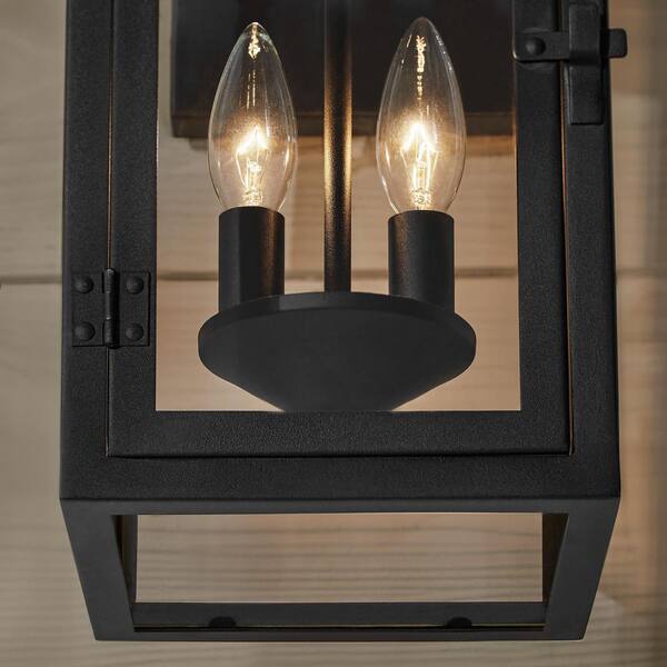 Black Outdoor Wall Lantern