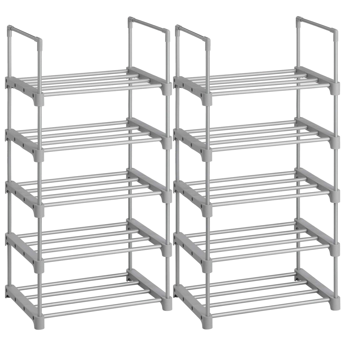 5-Tier Metal Shoe Rack