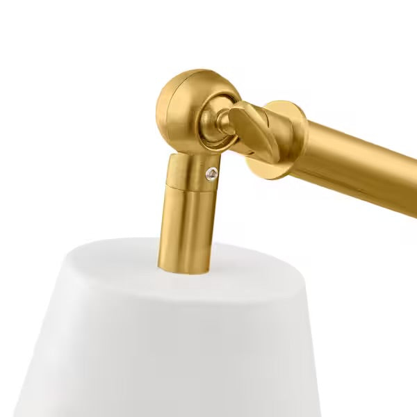 Aged Brass Adjustable Wall Sconce