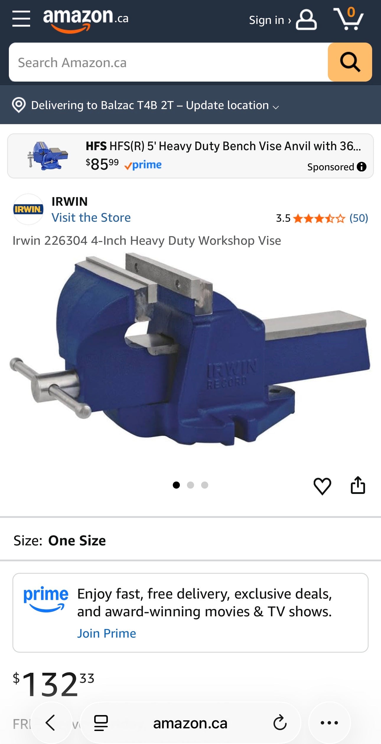 IRWIN Heavy-Duty Swivel Bench Vise with Anvil