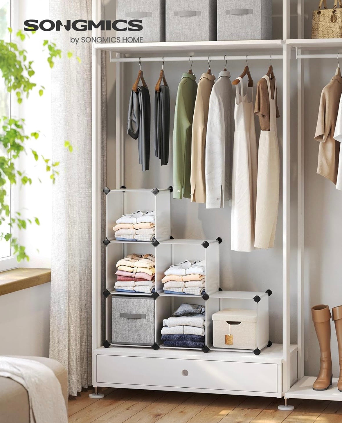 6-Cube Modular Storage Organizer