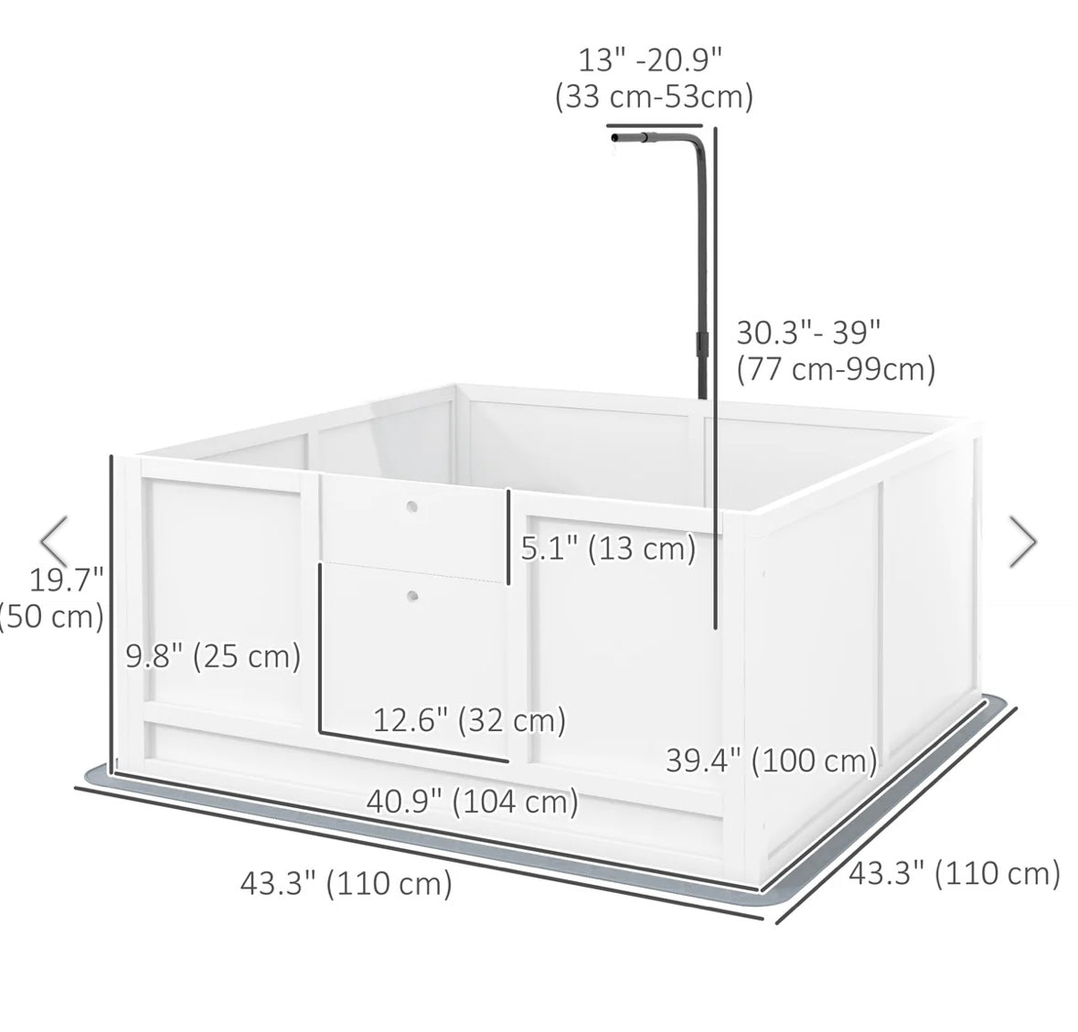 PawHut Whelping Box for Dogs – Adjustable Door, Pig Rail & Non-Slip Pads | Secure Puppy Birthing & Nursing Pen
