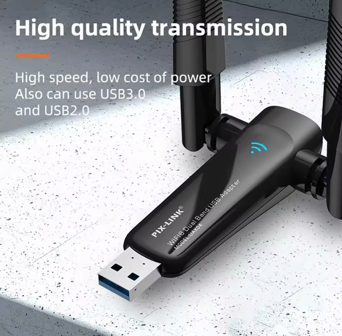 AIC Wlan USB Wi-Fi Adapter — Compact 2.0 Wireless Network Receiver
