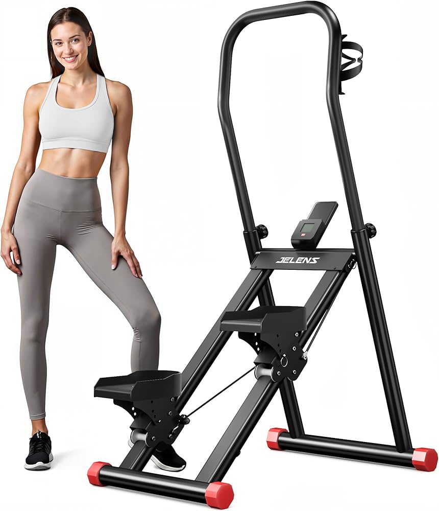 JELENS Vertical Stair Climber – Full-Body Fitness Machine