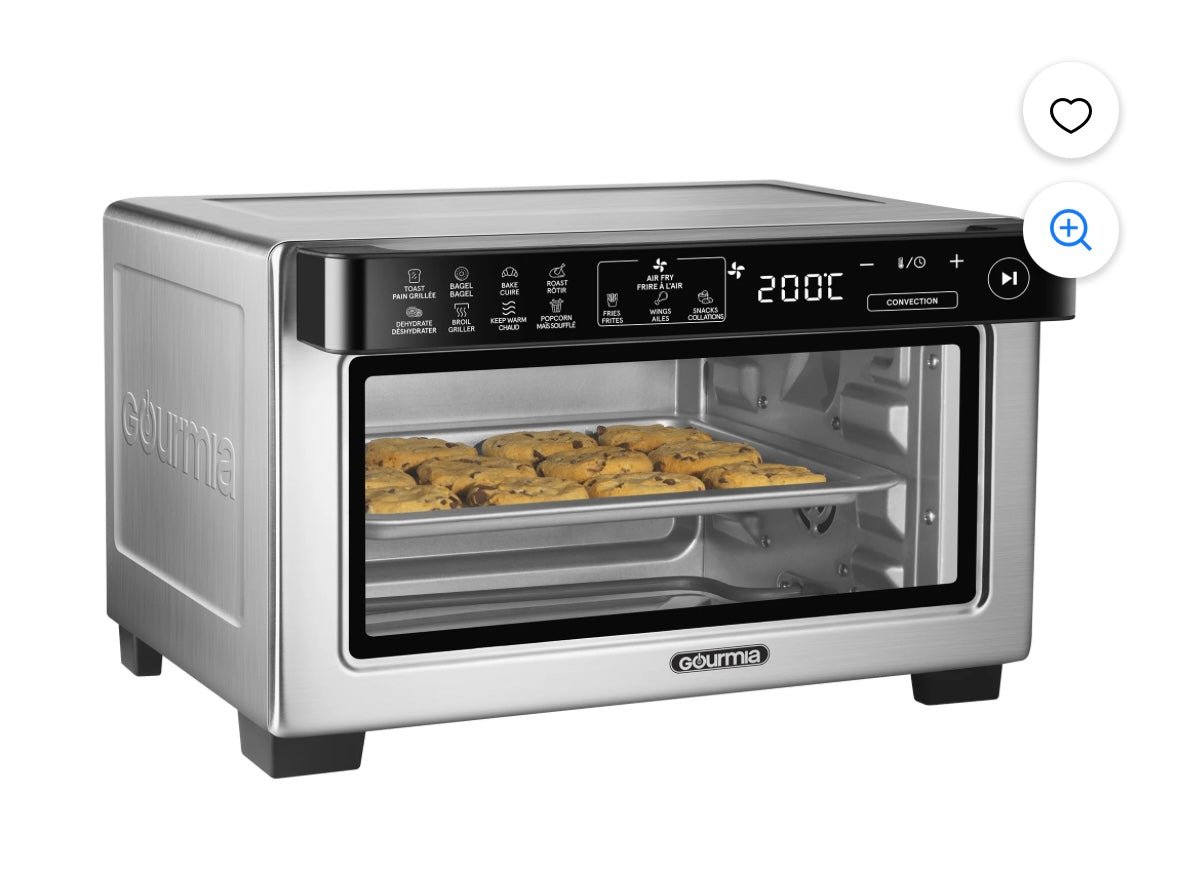 Gourmia 4-Slice Digital Air Fryer Oven