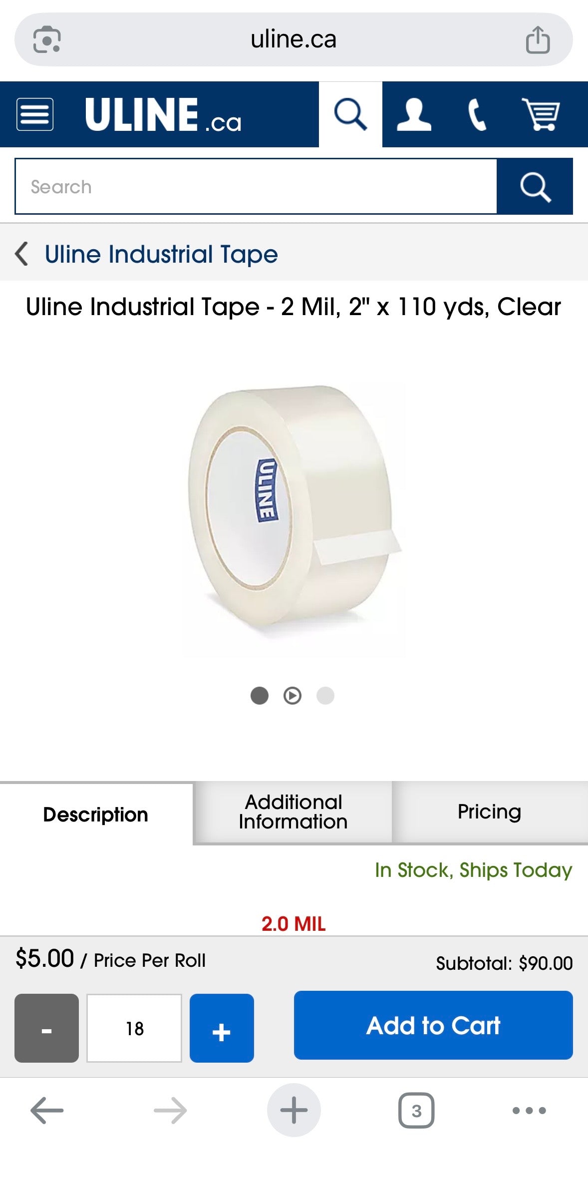 Clear Yellow Packing Tape