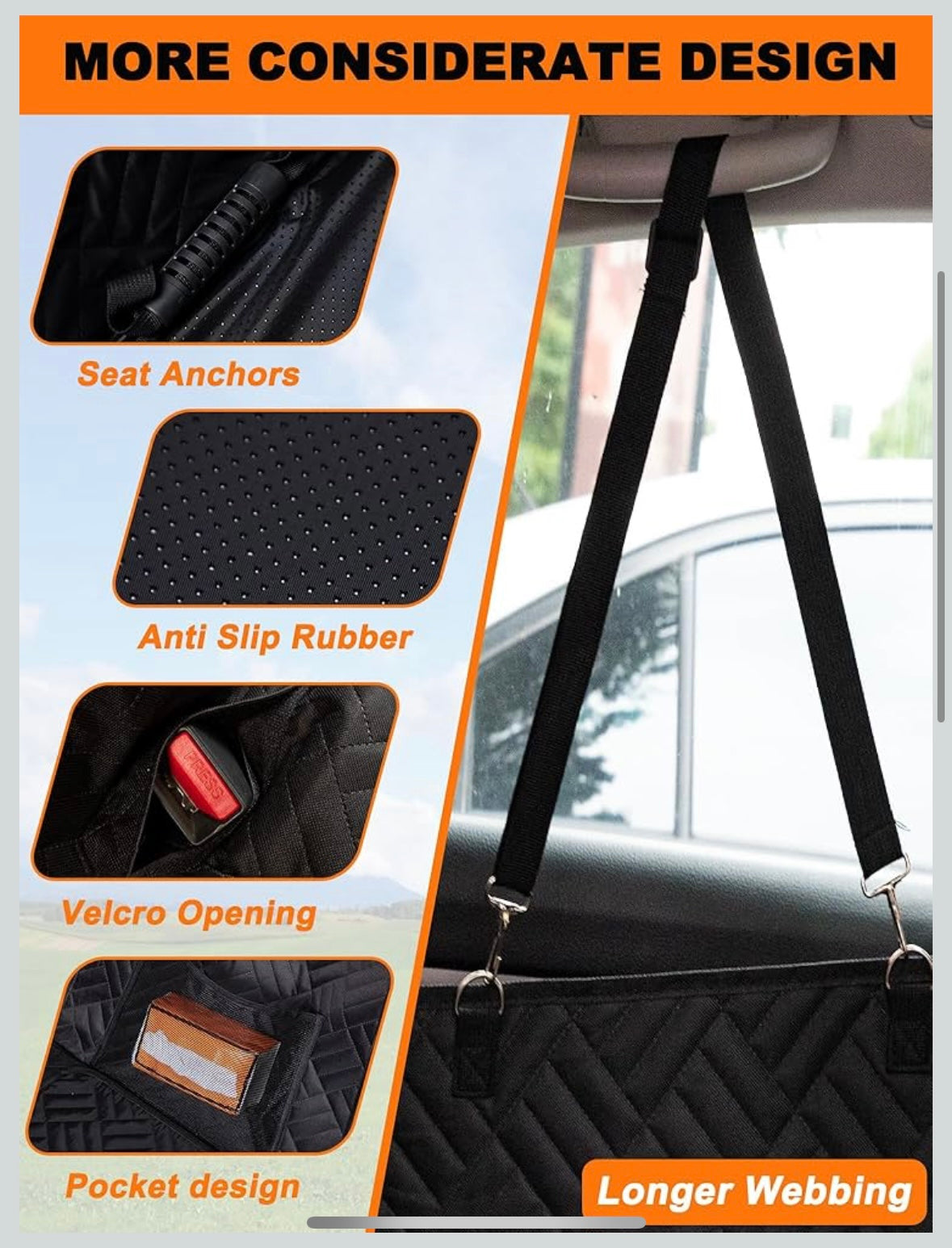 MIMIGLOO Universal Fit Pet Car Seat Cover – Only $30!