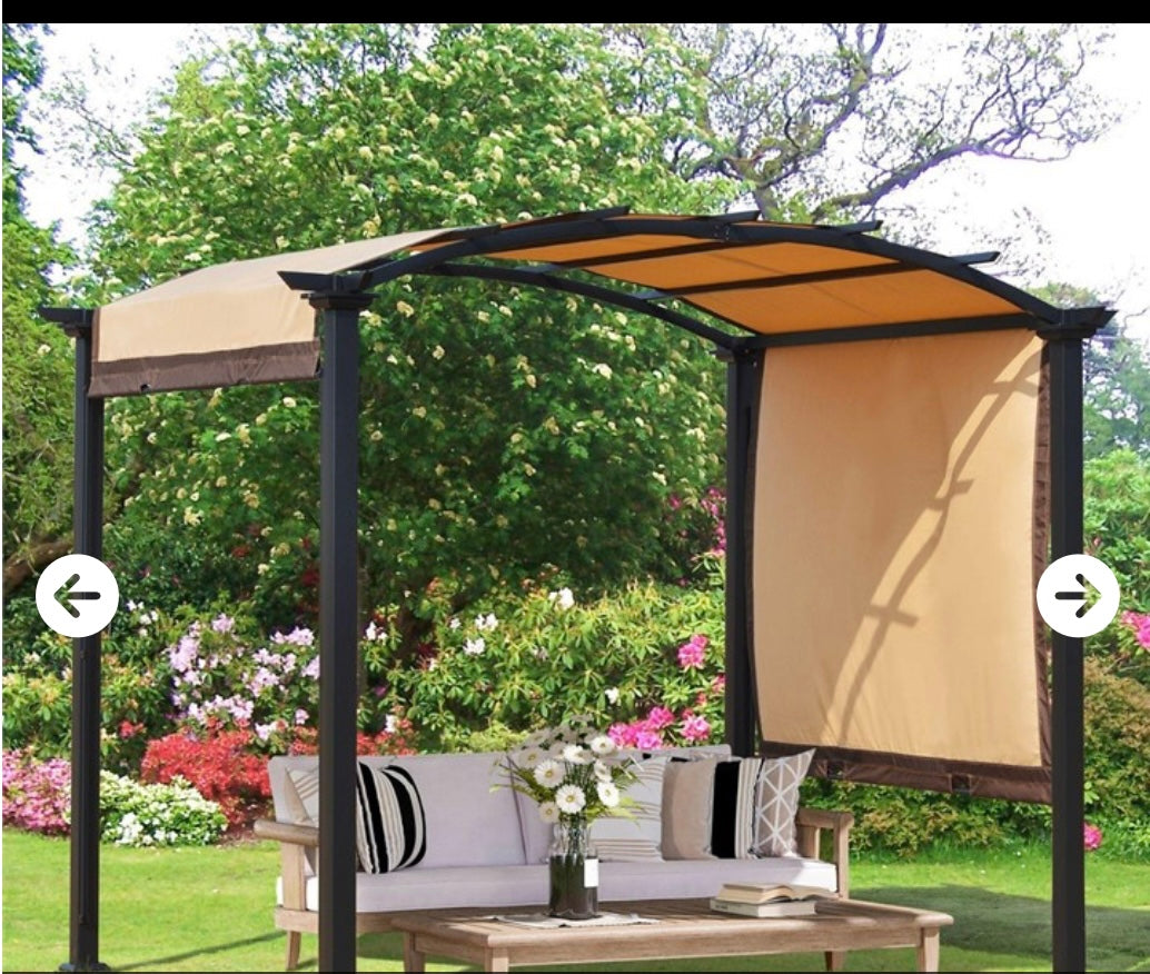 NEW – 9.7’ x 8’ Outdoor Retractable Canopy / Gazebo